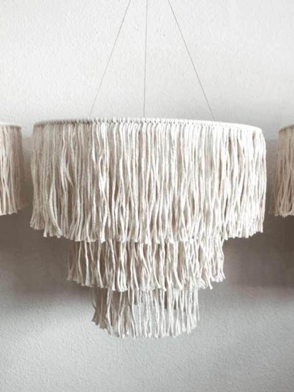 Réaliser un abat-jour en macramé